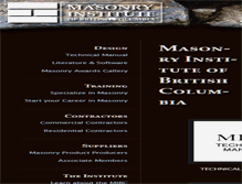 Tablet Screenshot of masonrybc.org
